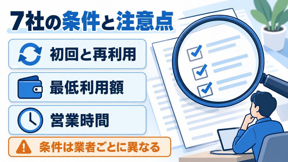 後払い現金化におすすめの業者7社