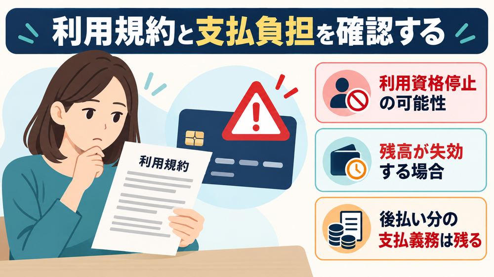 バンドルカード現金化のリスクと規約上の扱い