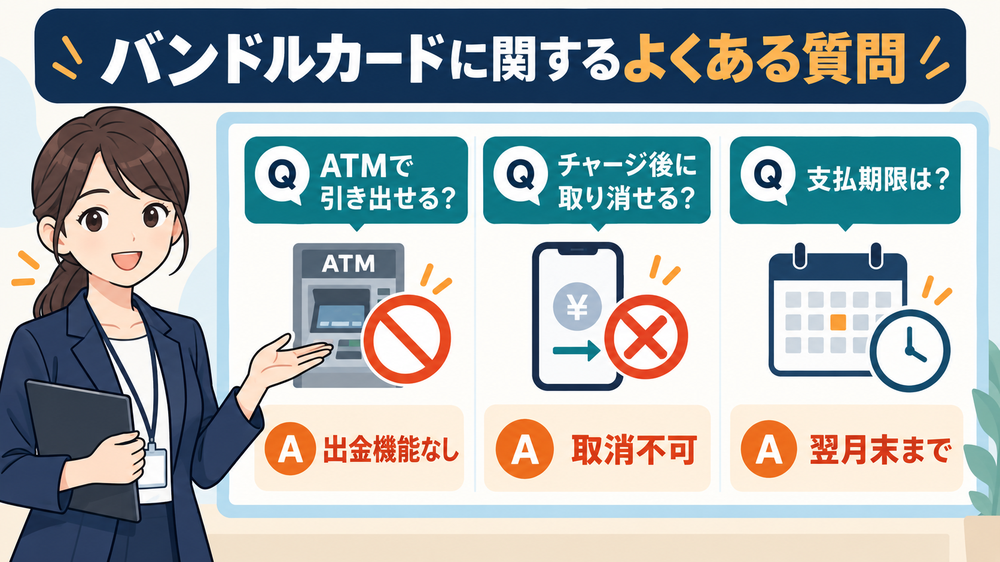 バンドルカード現金化に関するよくある質問